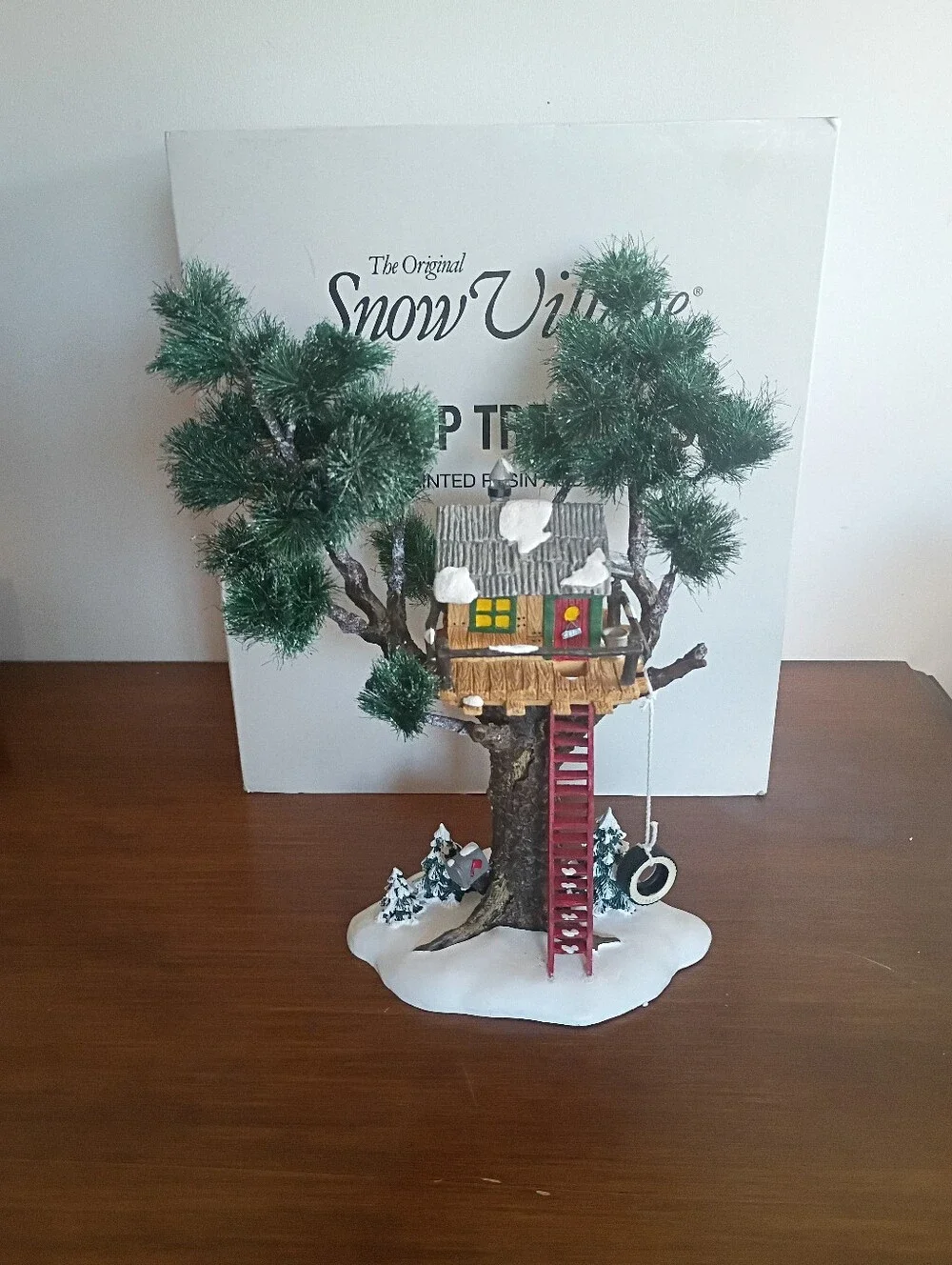 Holiday Treehouse Ornament - Red & Green Winter Decor Department 56